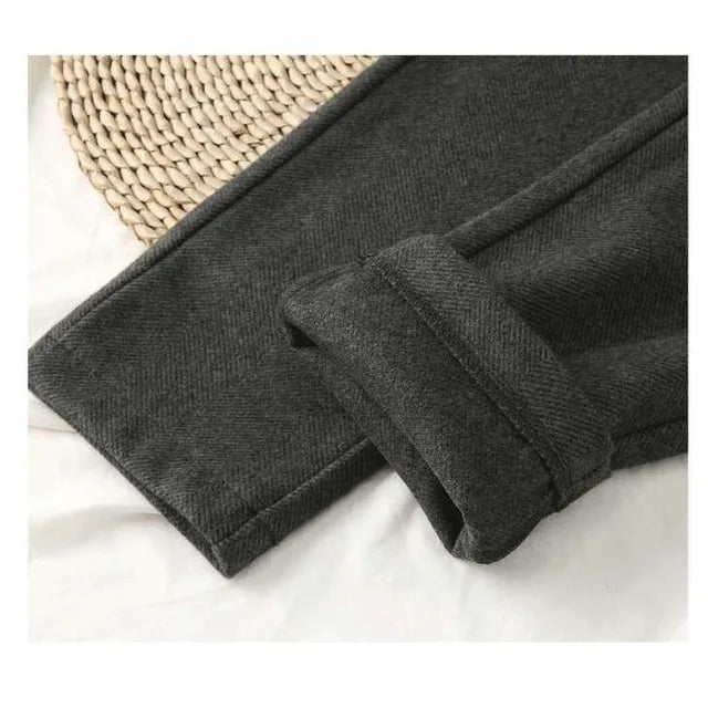 Woolen Harem Pencil Pants