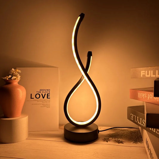 Spiral LED Lamp (3 Colors Dimmable)