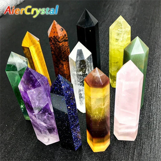 Natural Stone and Crystals Pyramids