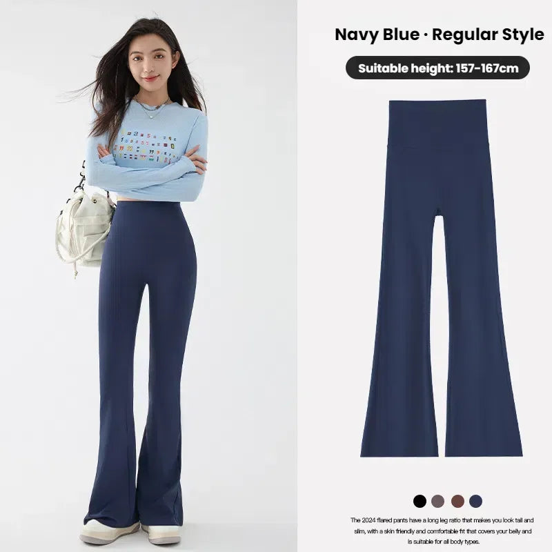 Waist Flared Shark Pants