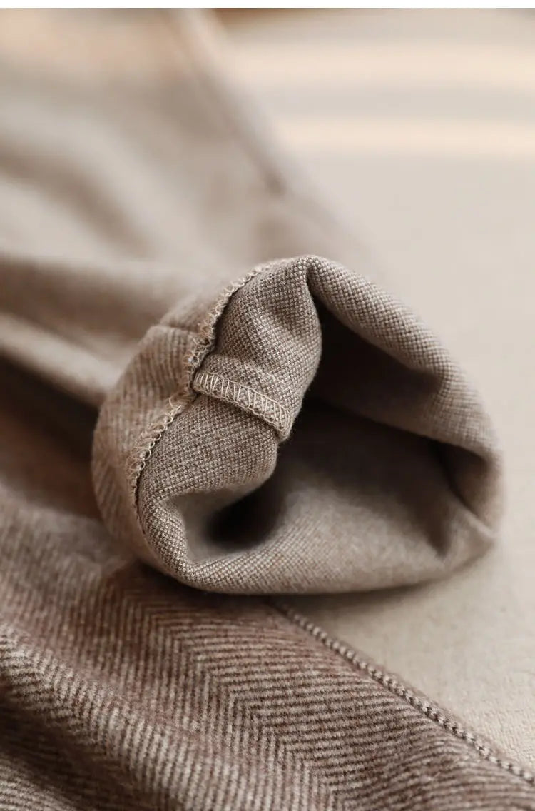 Woolen Harem Pencil Pants