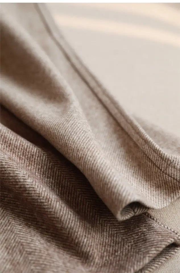 Woolen Harem Pencil Pants