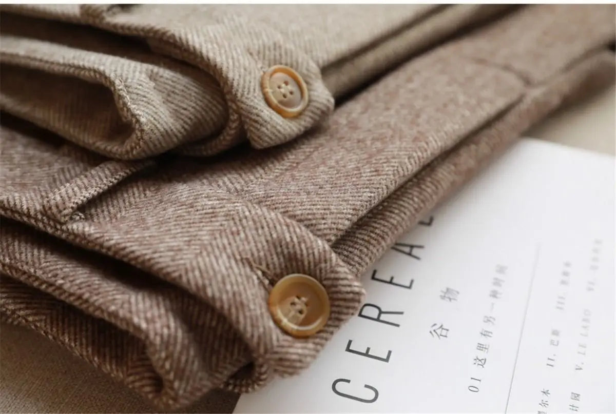 Woolen Harem Pencil Pants