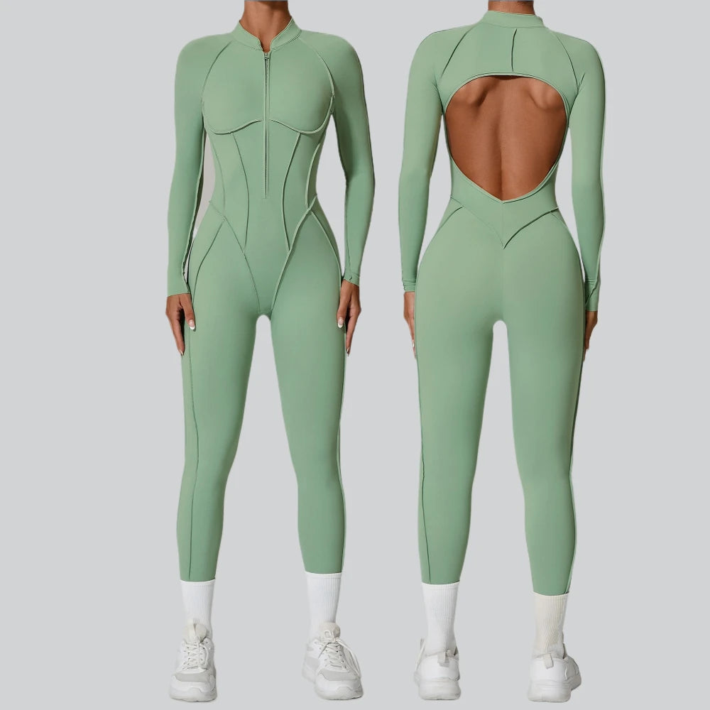 Backless Contrast Jumpsuit Long or Short options