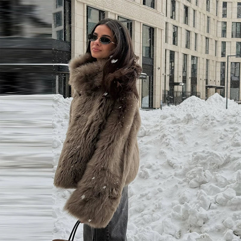 Faux Fur Coat