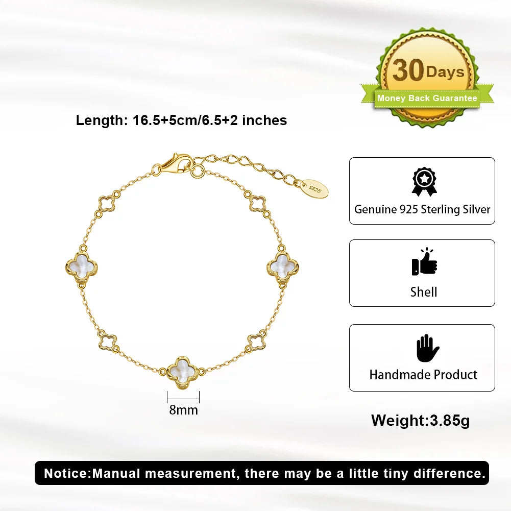 Hollow Clover Chain Necklace
