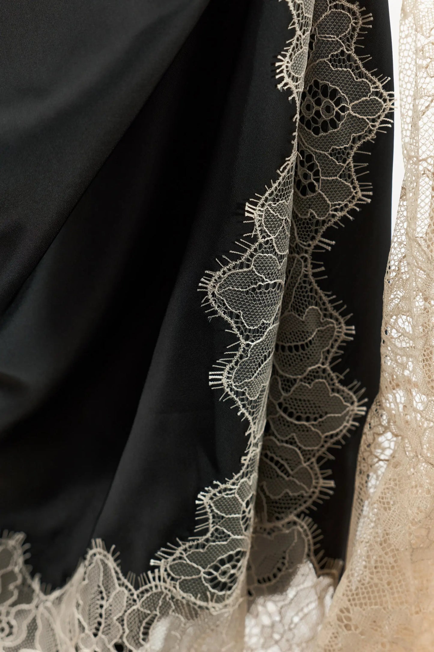 Lace Patchwork Mini Dress