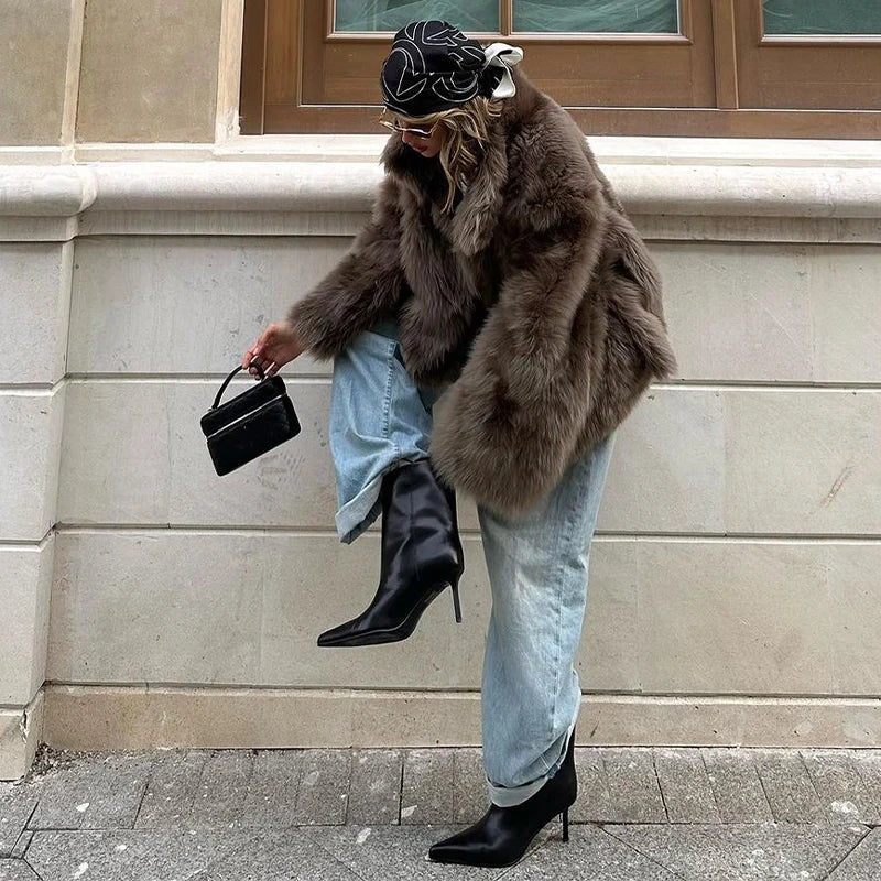 Faux Fur Coat