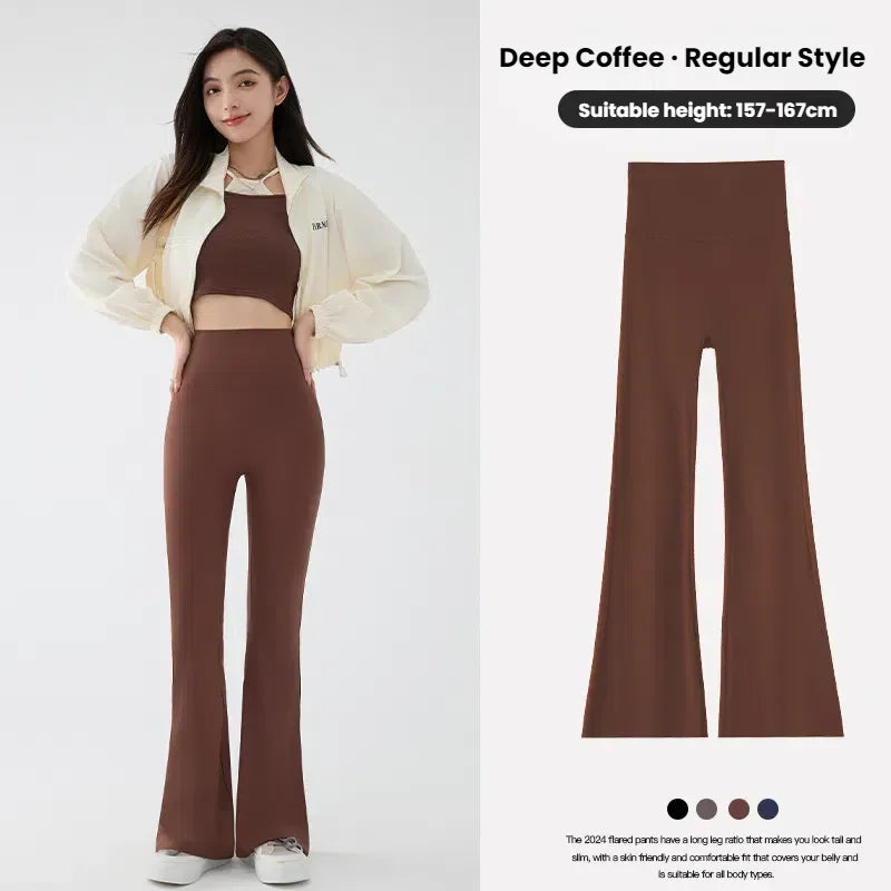Waist Flared Shark Pants
