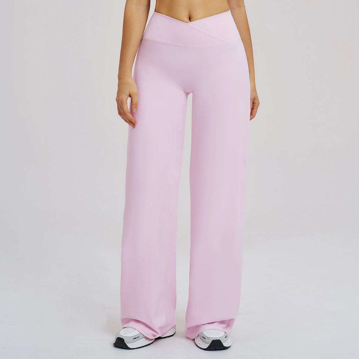 Wide Leg Crossed Waist Yoga Pants