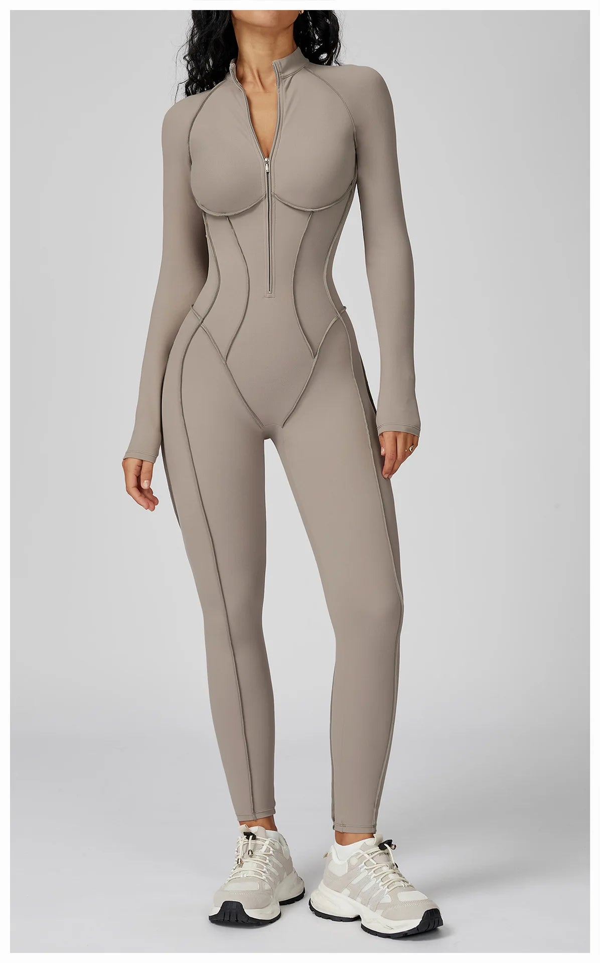 Contrast Long Sleeve Bodysuit