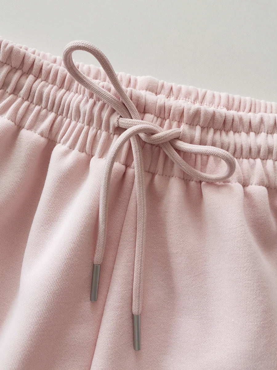 Cotton Hoodie & Shorts Set