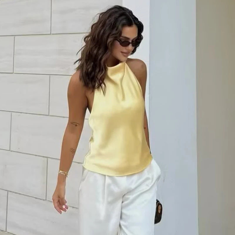 Satin Halter