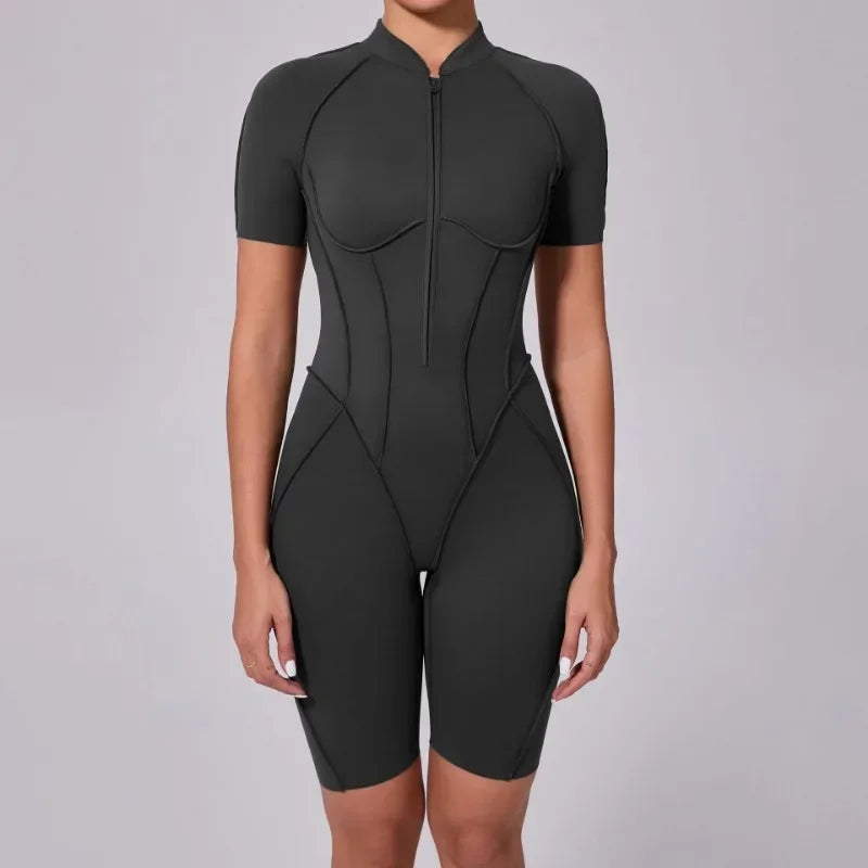 Backless Contrast Jumpsuit Long or Short options