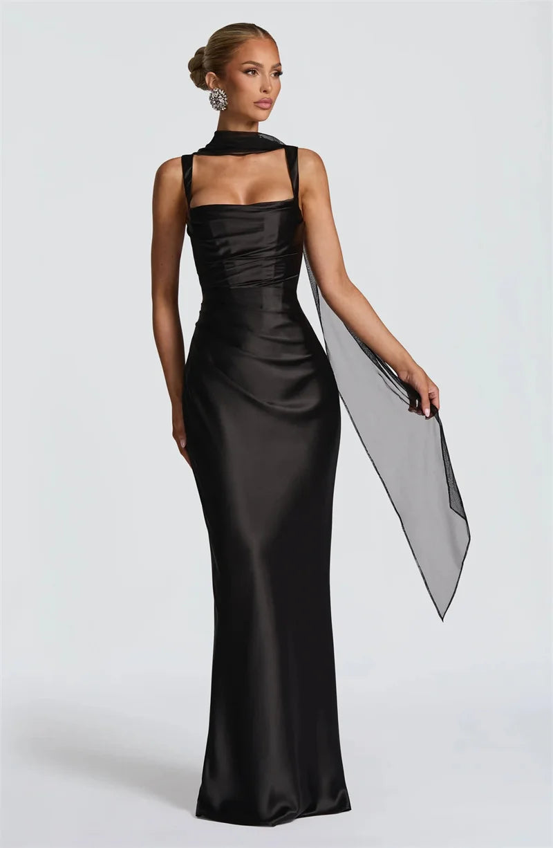 Satin Bodycon Dress