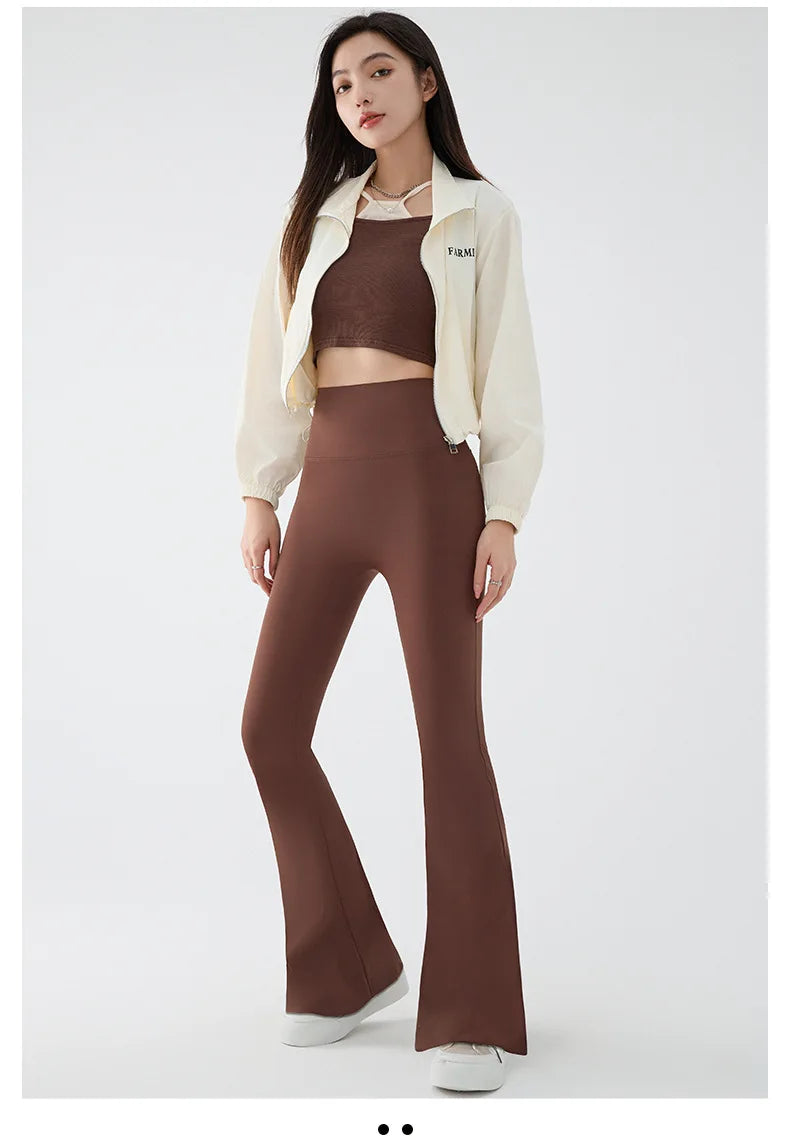 Waist Flared Shark Pants