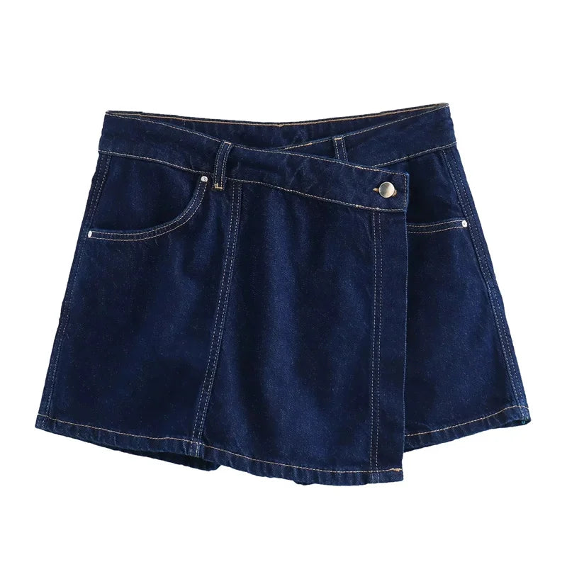 Denim Crop and Skort set