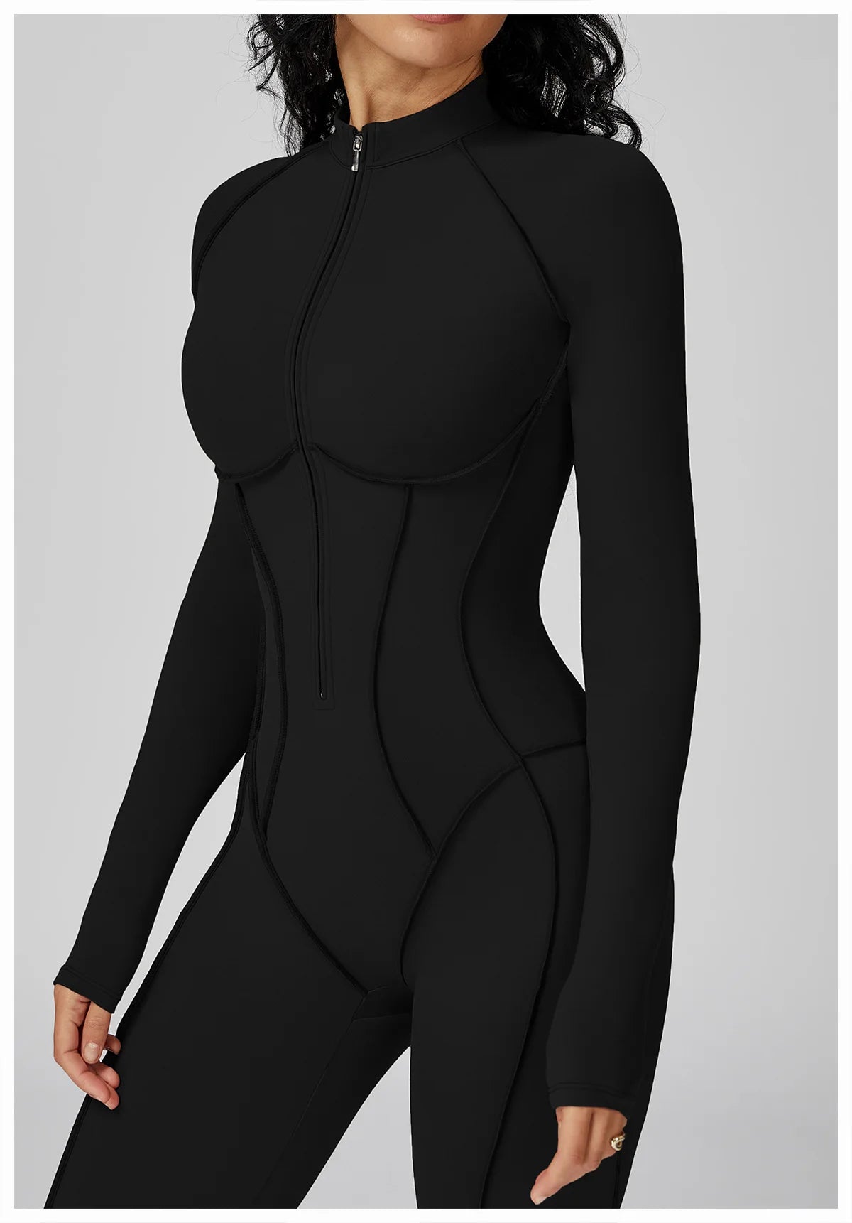 Contrast Long Sleeve Bodysuit