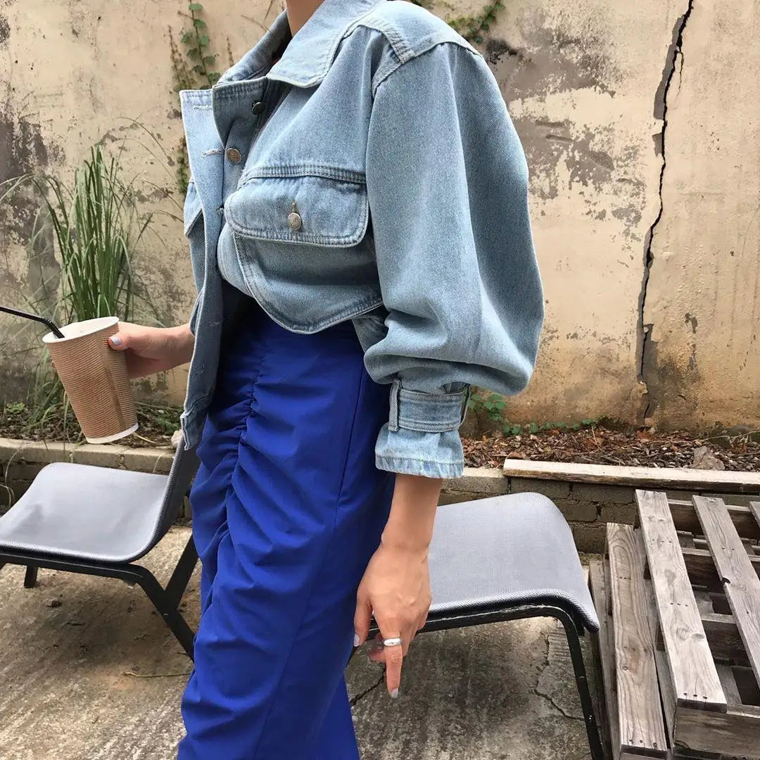 Cropped Denim Jacket