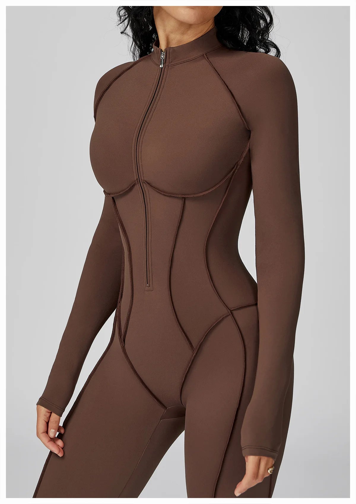 Contrast Long Sleeve Bodysuit