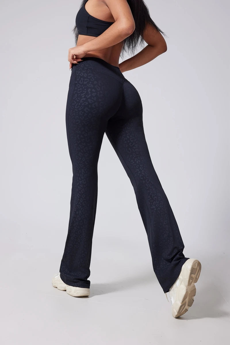 Hip Lifting Flared Leggings