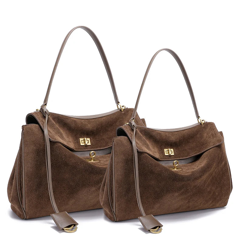 Suede genuine leather Bag