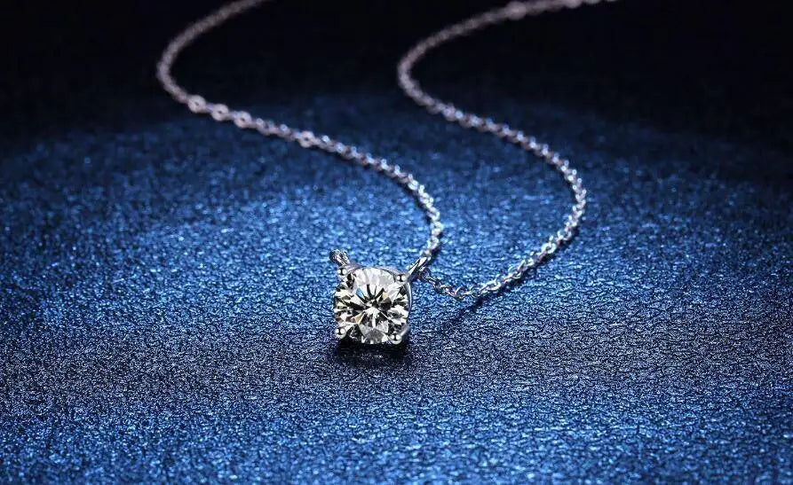 Moissanite Solitaire Pendant