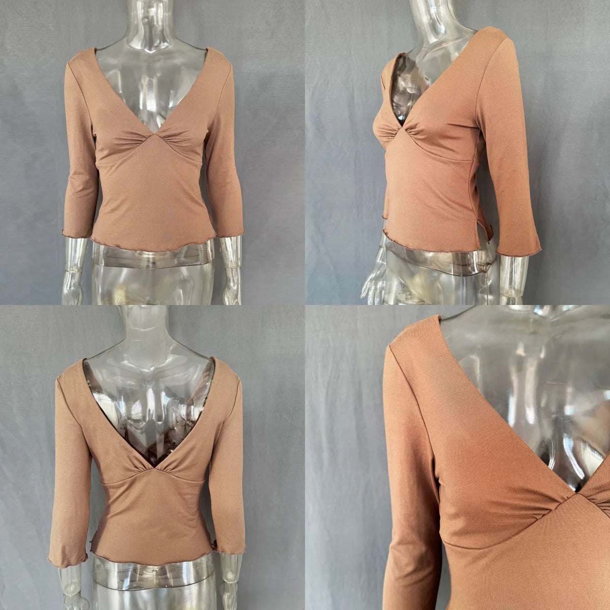 Deep V Quater Sleeve