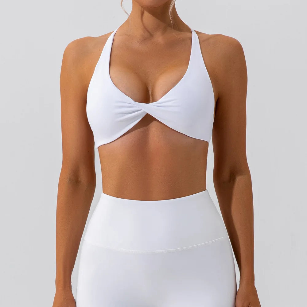 Cross Back Yoga Bra