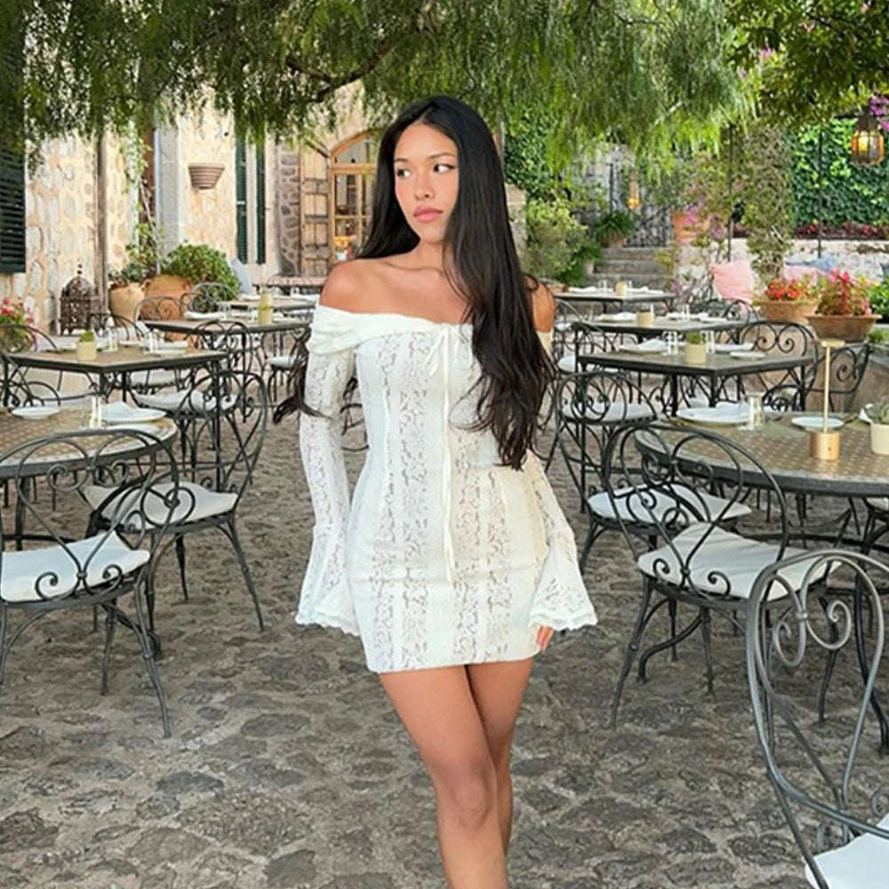 Lace Long Sleeve Maxi Dress or Mini