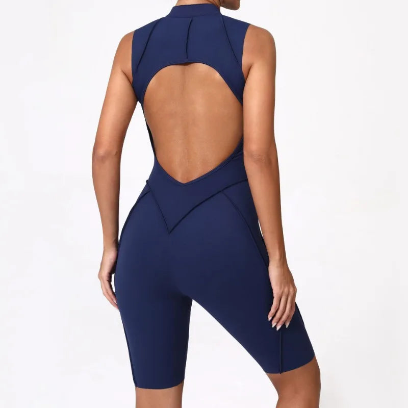 Backless Contrast Jumpsuit Long or Short options
