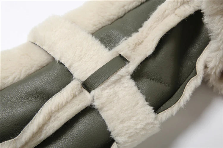 Furry Patchwork Crop Jacket