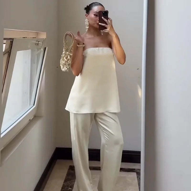 Satin Pants Set (Sold Separately)