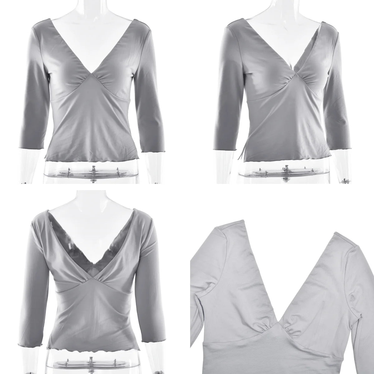 Deep V Quater Sleeve