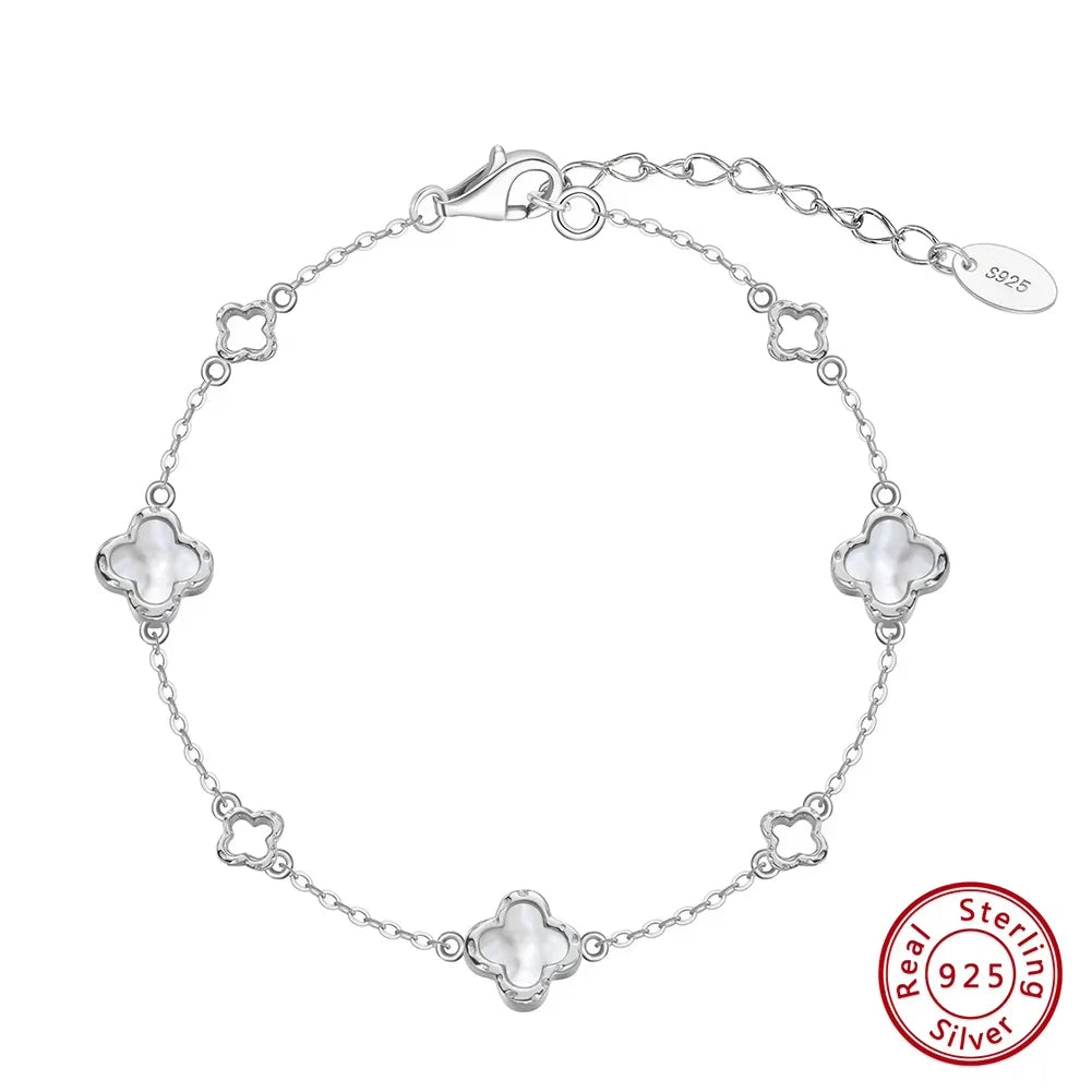 Hollow Clover Chain Necklace