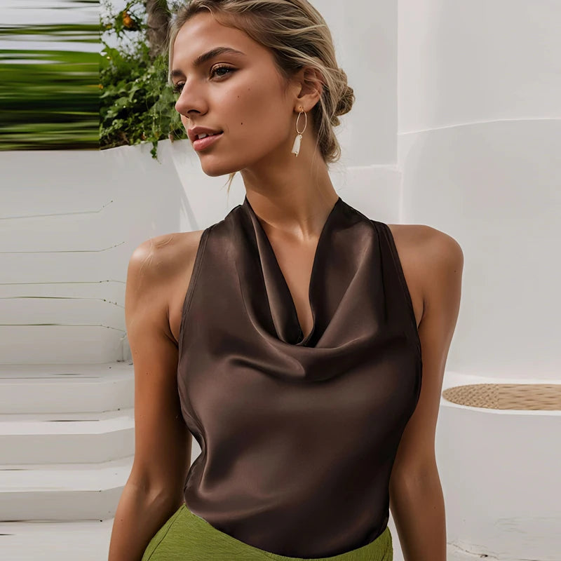 Satin Halter