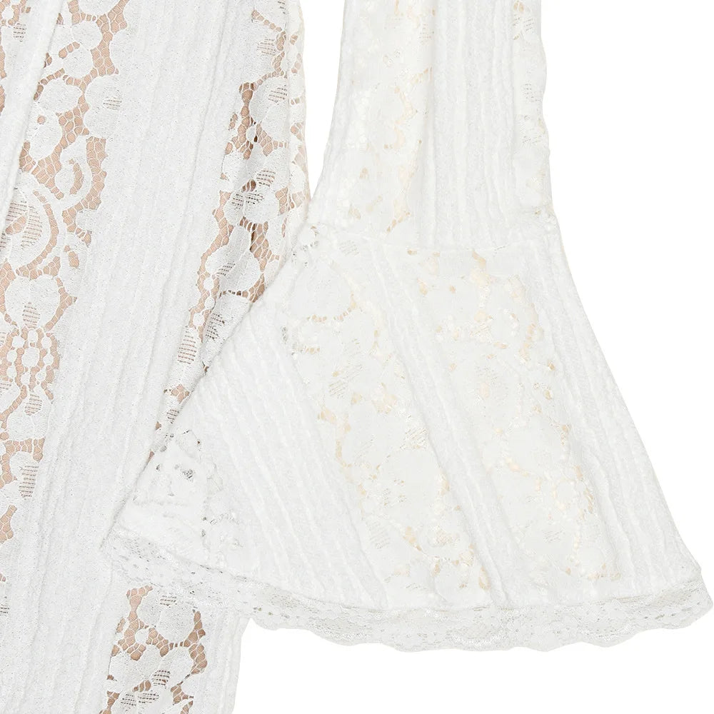 Lace Long Sleeve Maxi Dress or Mini