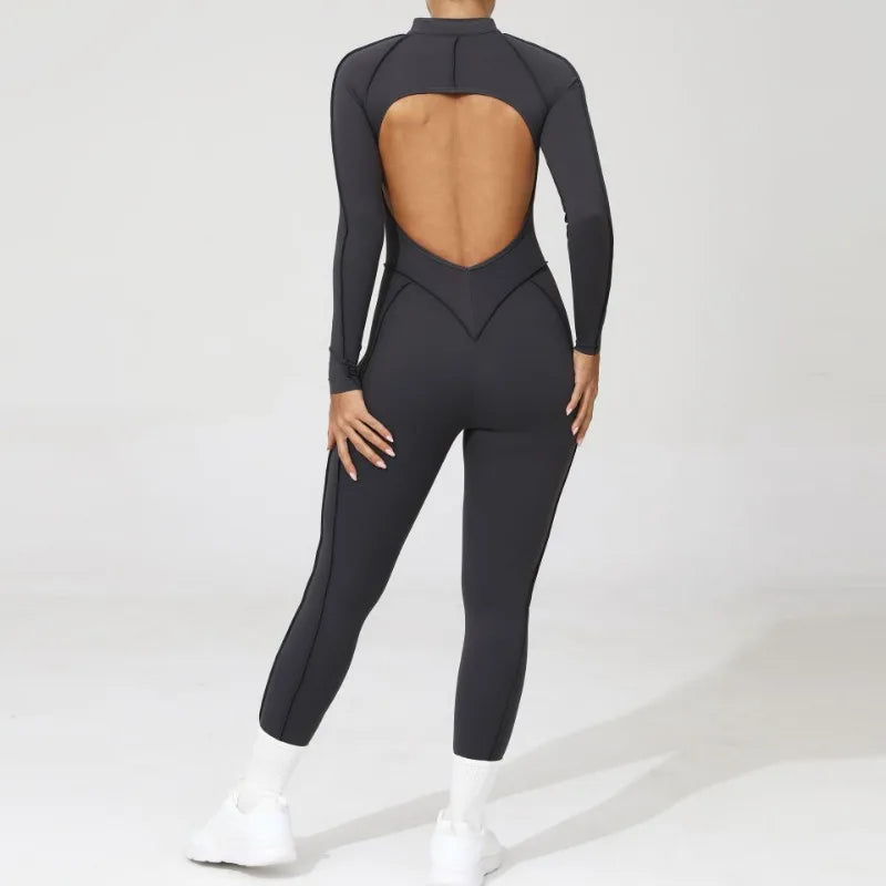 Backless Contrast Jumpsuit Long or Short options
