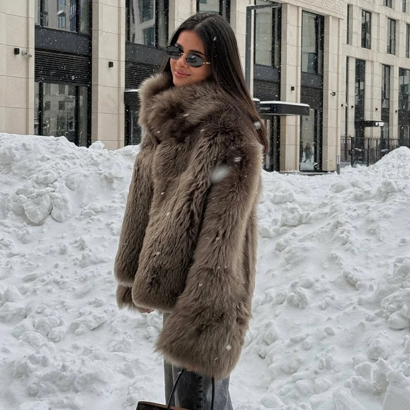 Faux Fur Coat