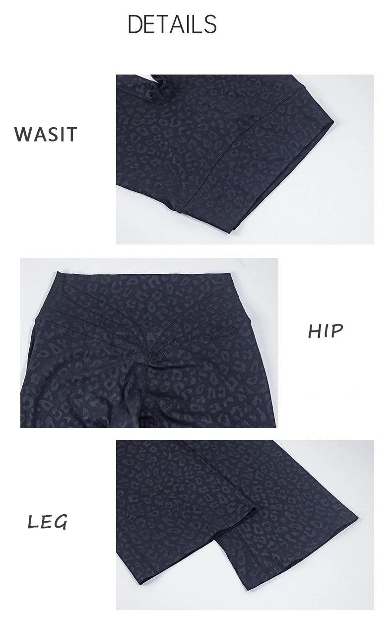 Hip Lifting Flared Leggings