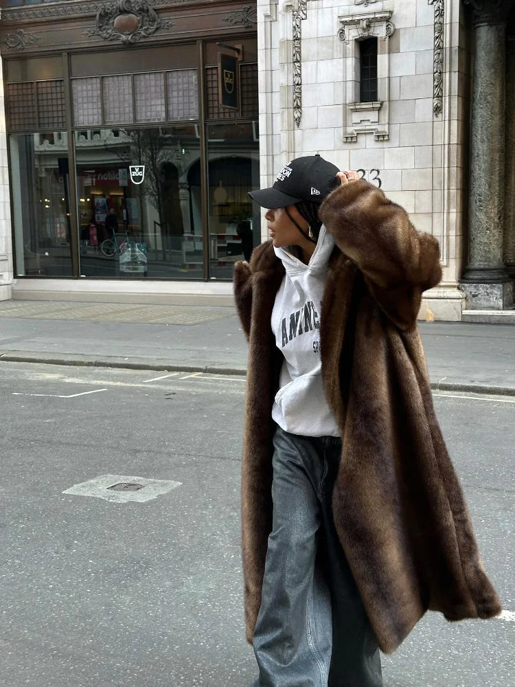 Faux Fur Coat