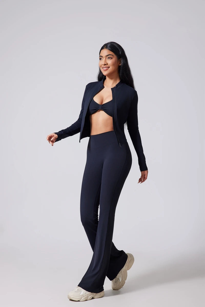 Hip Lifting Flared Leggings