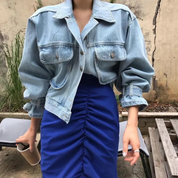 Cropped Denim Jacket