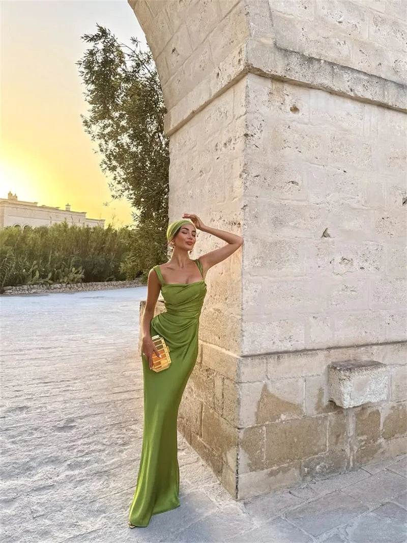 Satin Bodycon Dress