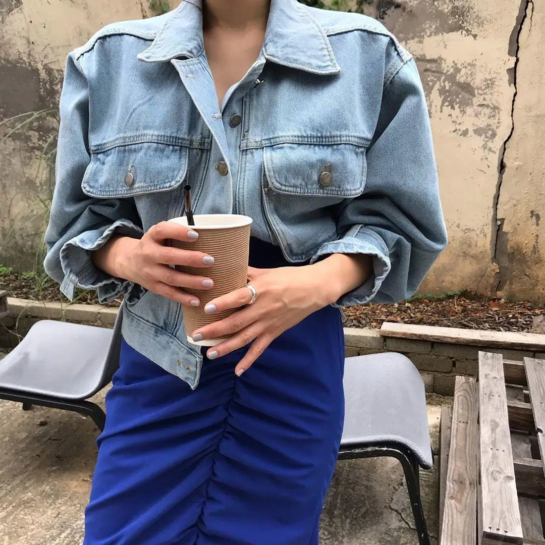 Cropped Denim Jacket