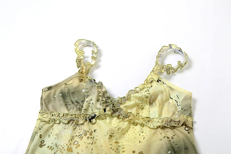 Camisole Ruffle Skirt Set