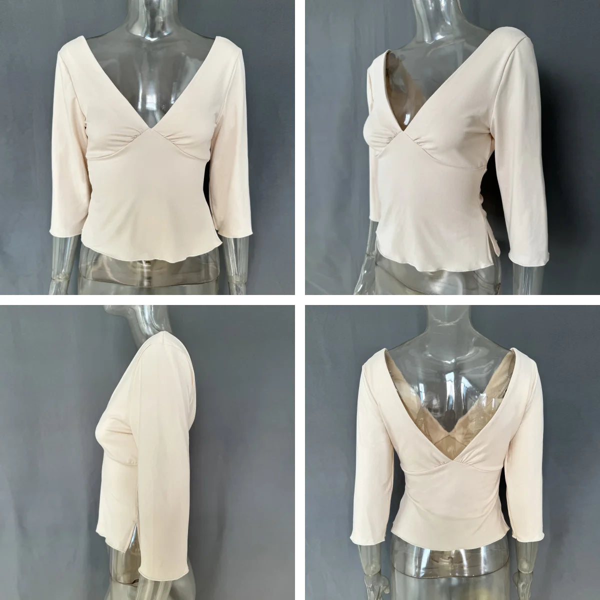 Deep V Quater Sleeve
