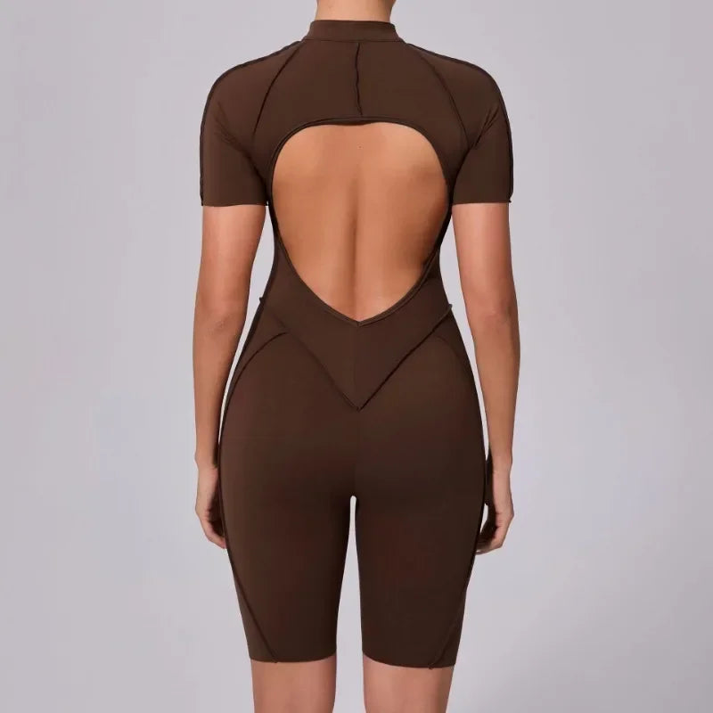 Backless Contrast Jumpsuit Long or Short options
