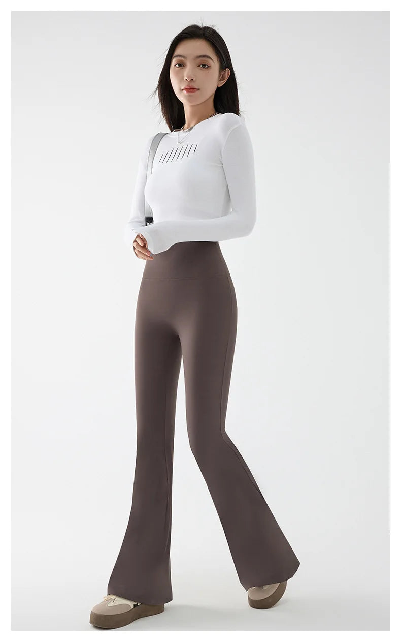 Waist Flared Shark Pants