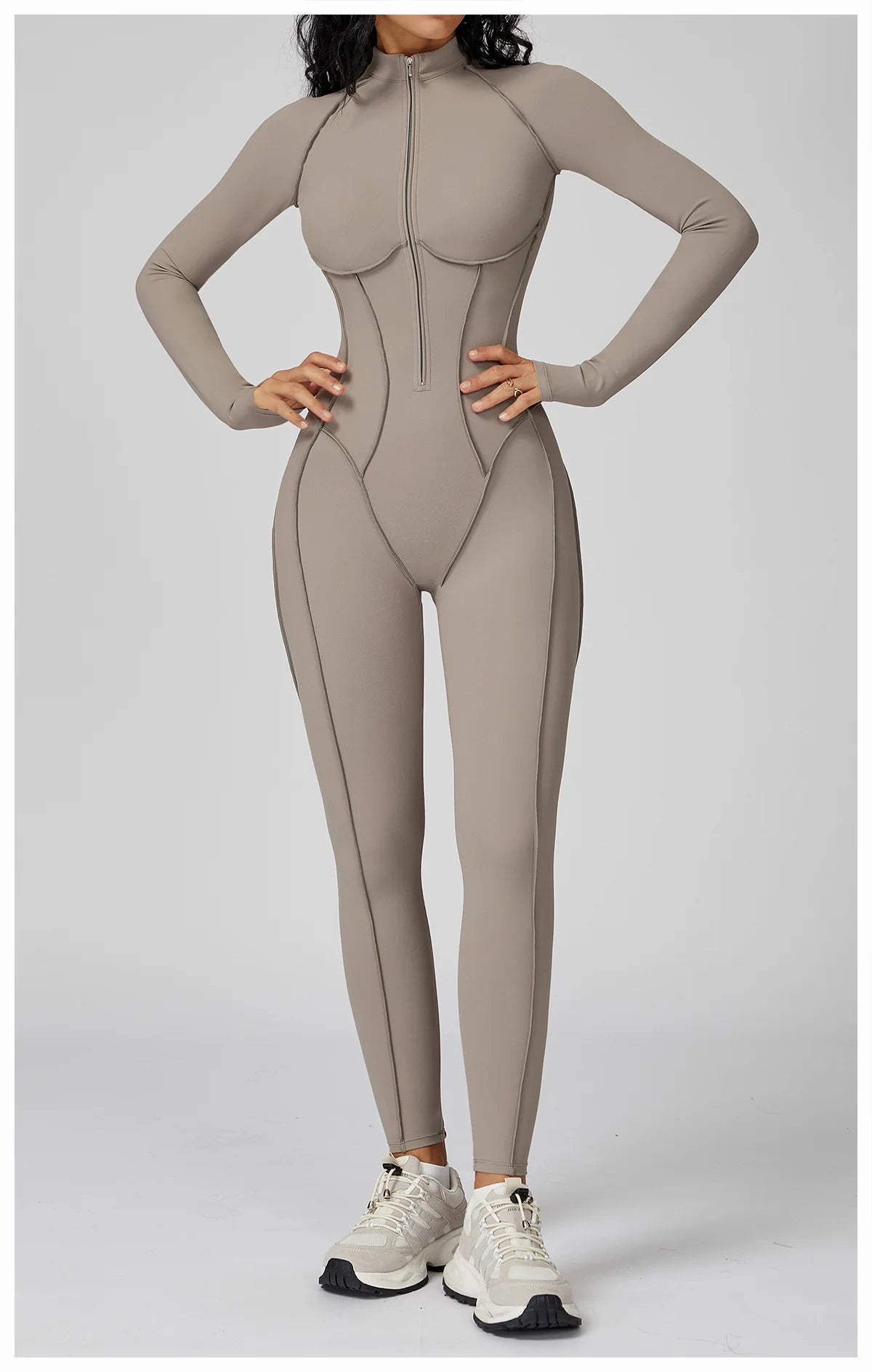 Contrast Long Sleeve Bodysuit